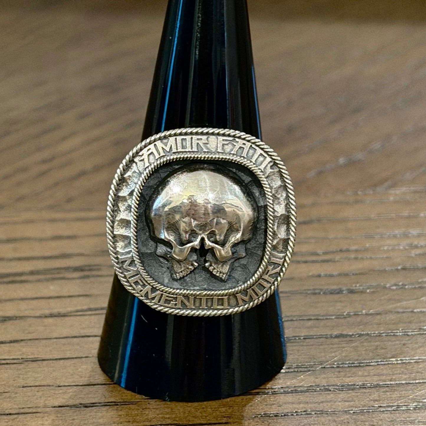 Size 10 Amor Fati Signet On Hand