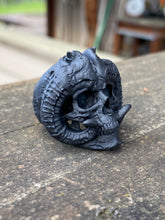 Load image into Gallery viewer, Black Ceramic Brass Horned Demon Limited (10)