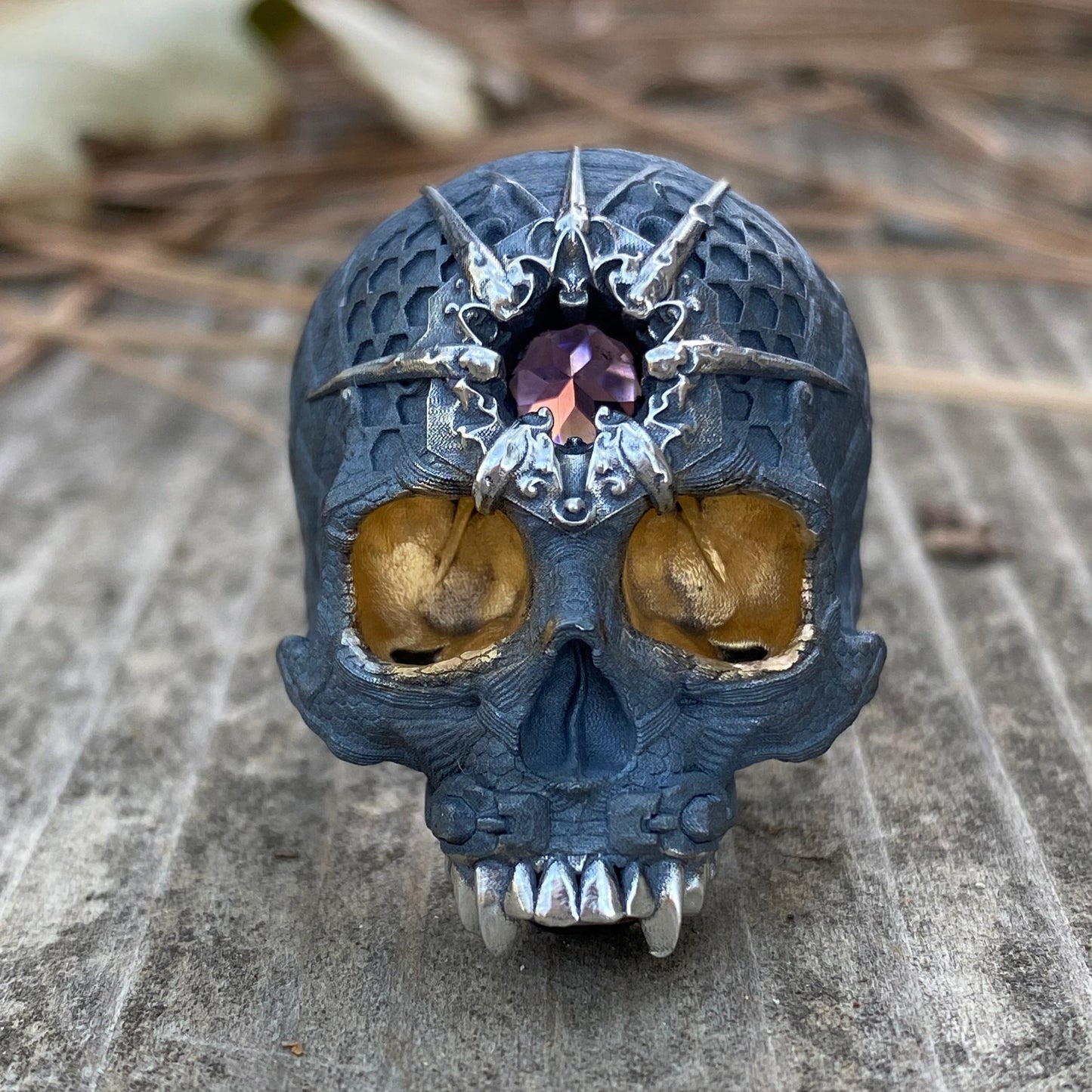 PsychedeliTech.4 Skull Ring