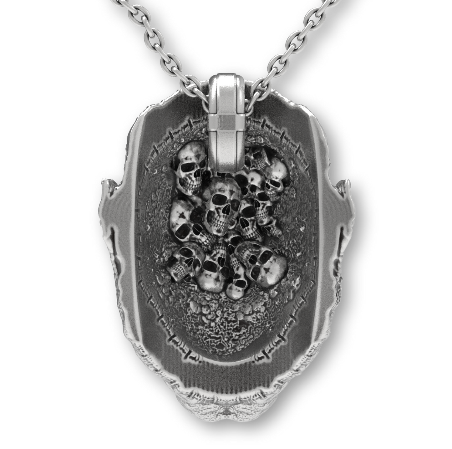 Orc Pendant | Silver