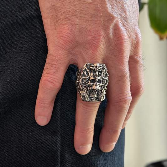 Tattoo Totem Sterling Silver