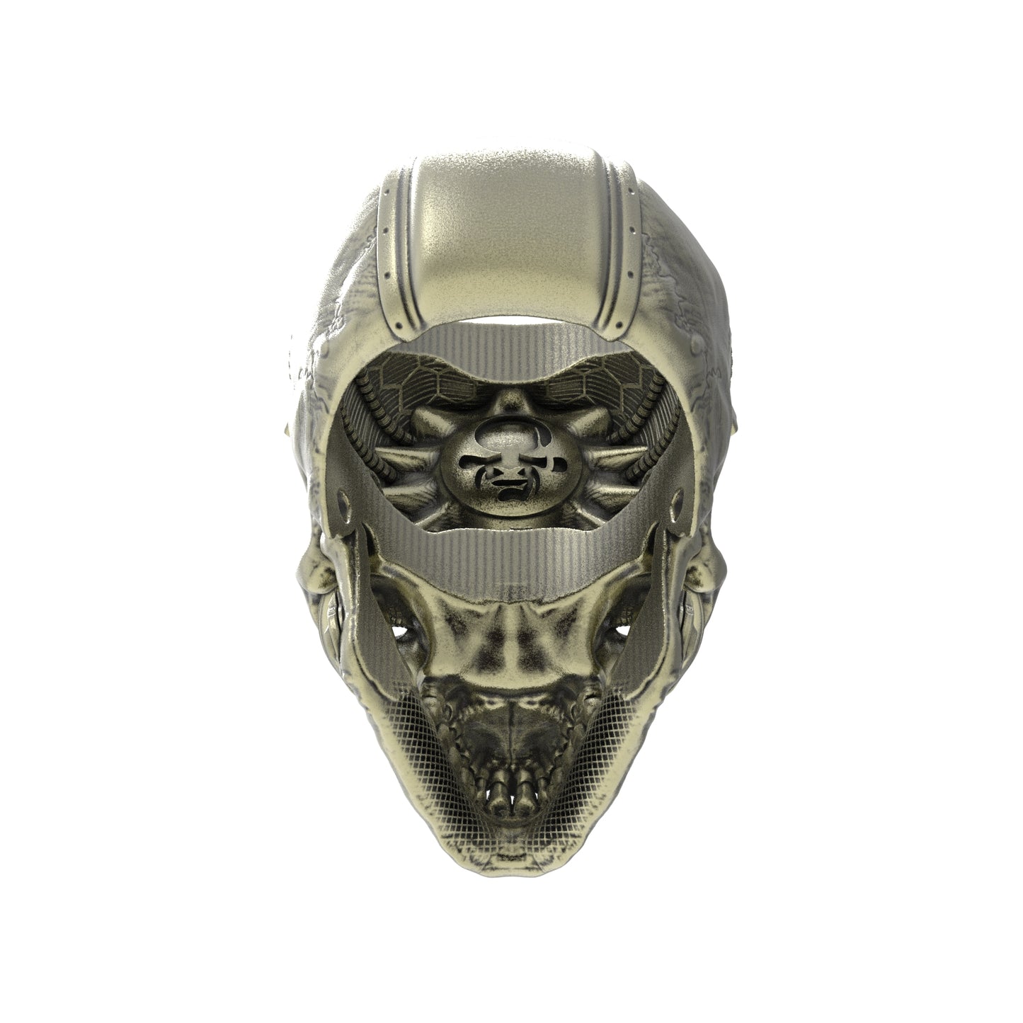 Anillo TechSkull.1 de bronce