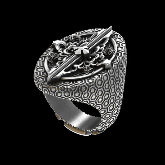 Gothic Rose Sterling Silver