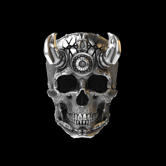 TechSkull.3 Sterling Silver