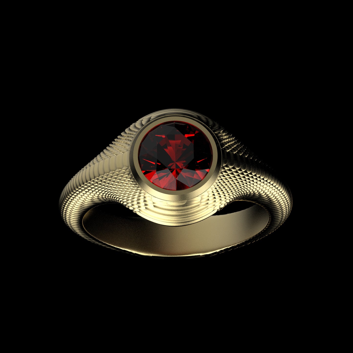 Serpentine Engagement Ring
