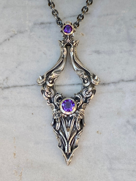 Gemstone Victory Pendant Sterling