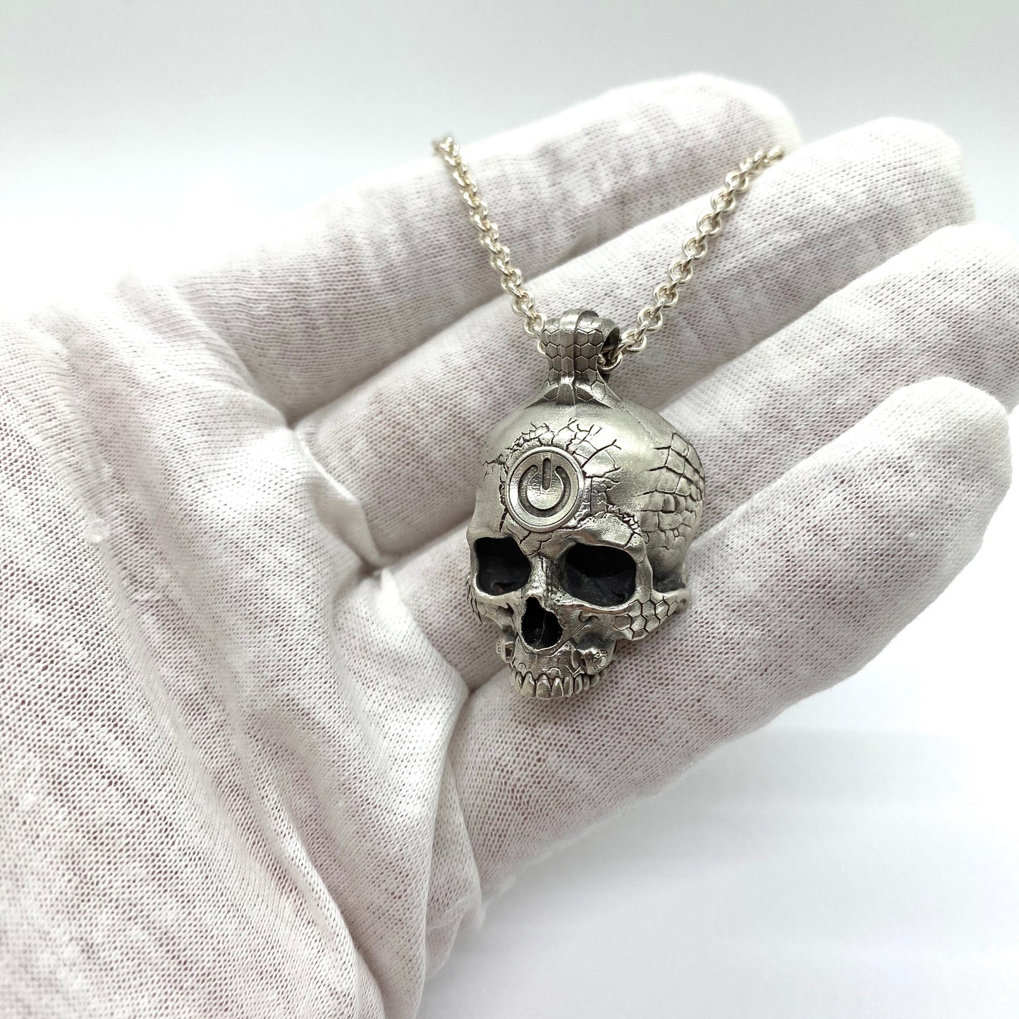 TechSkull.2 Sterling Pendant