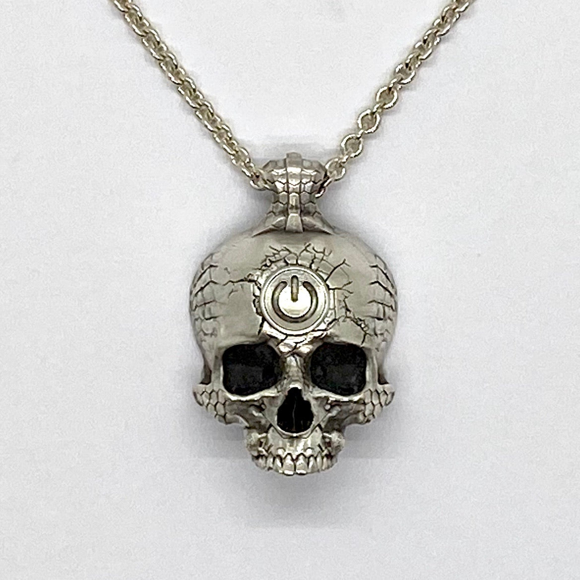 TechSkull.2 Sterling Pendant