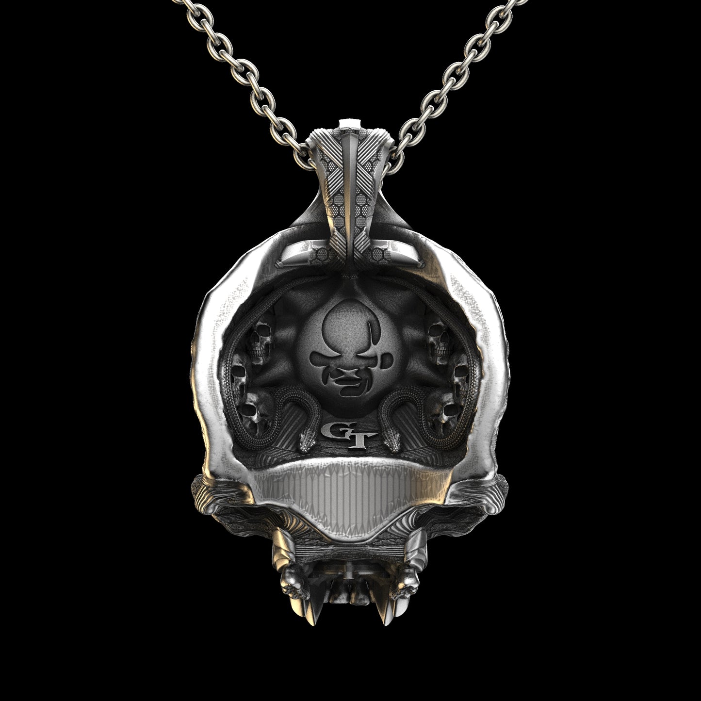 TechSkull.4 Sterling Pendant