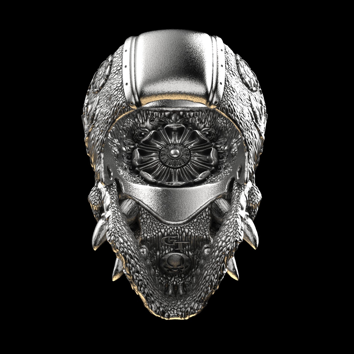 Oni Skull Sterling Silver