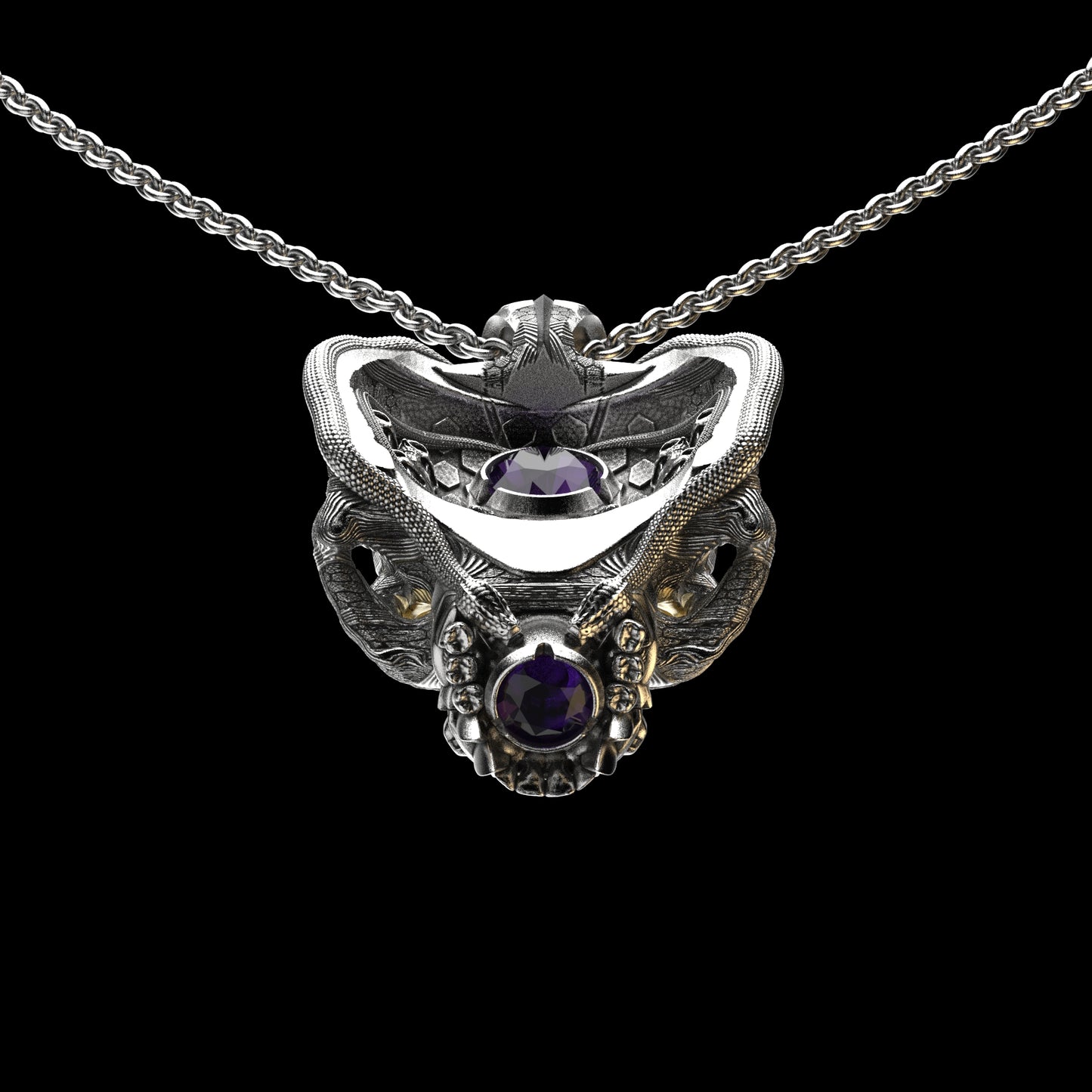 PsychedeliTech.4 Pendant Sterling