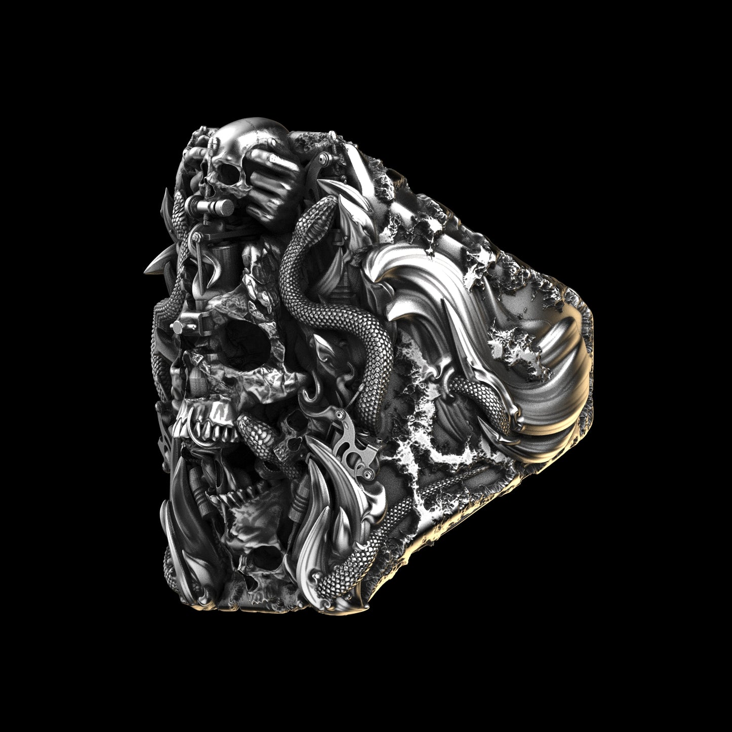 Tattoo Totem Sterling Silver