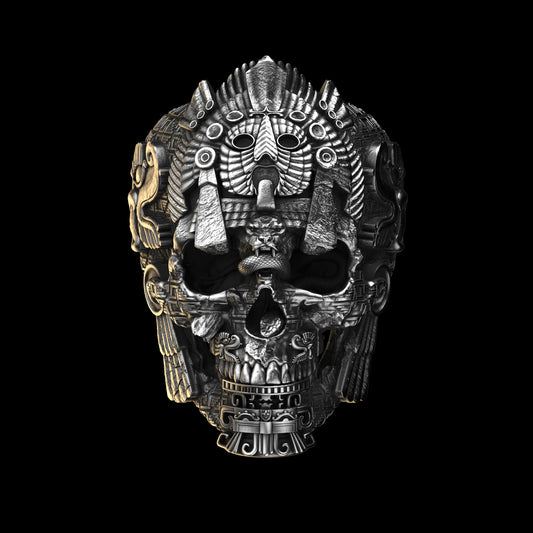Meso Skull Sterling Silver