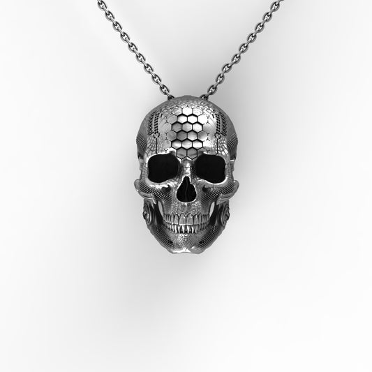 TechSkull.1 Sterling Pendant