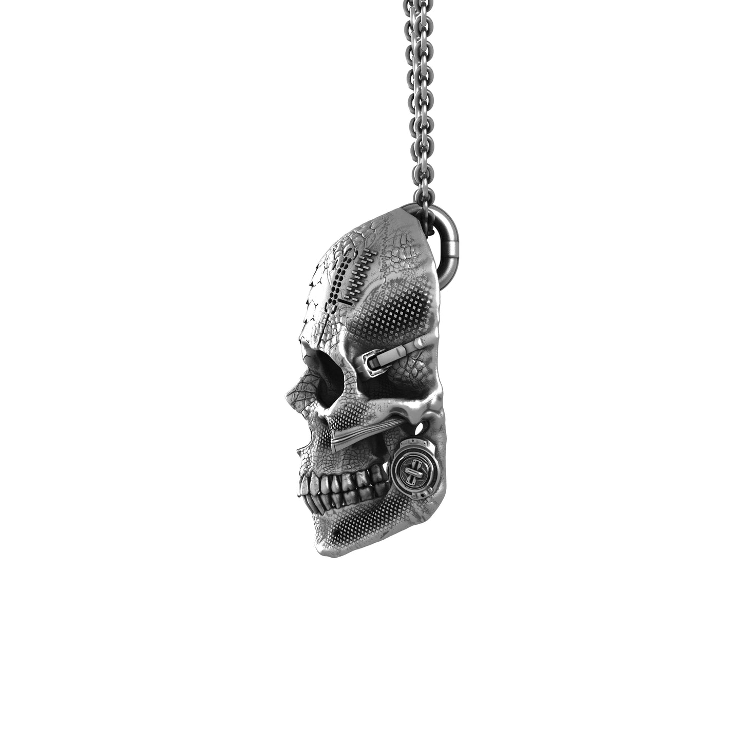 TechSkull.1 Sterling Pendant
