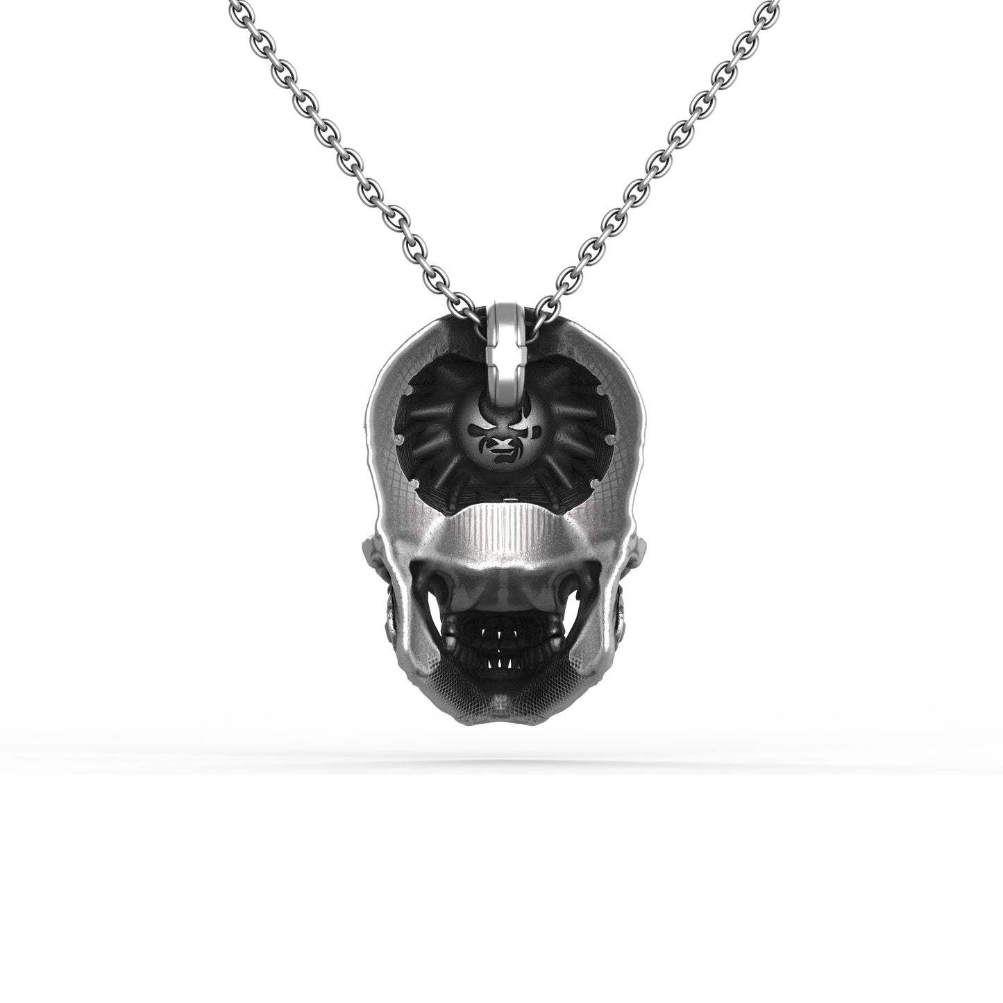TechSkull.1 Sterling Pendant