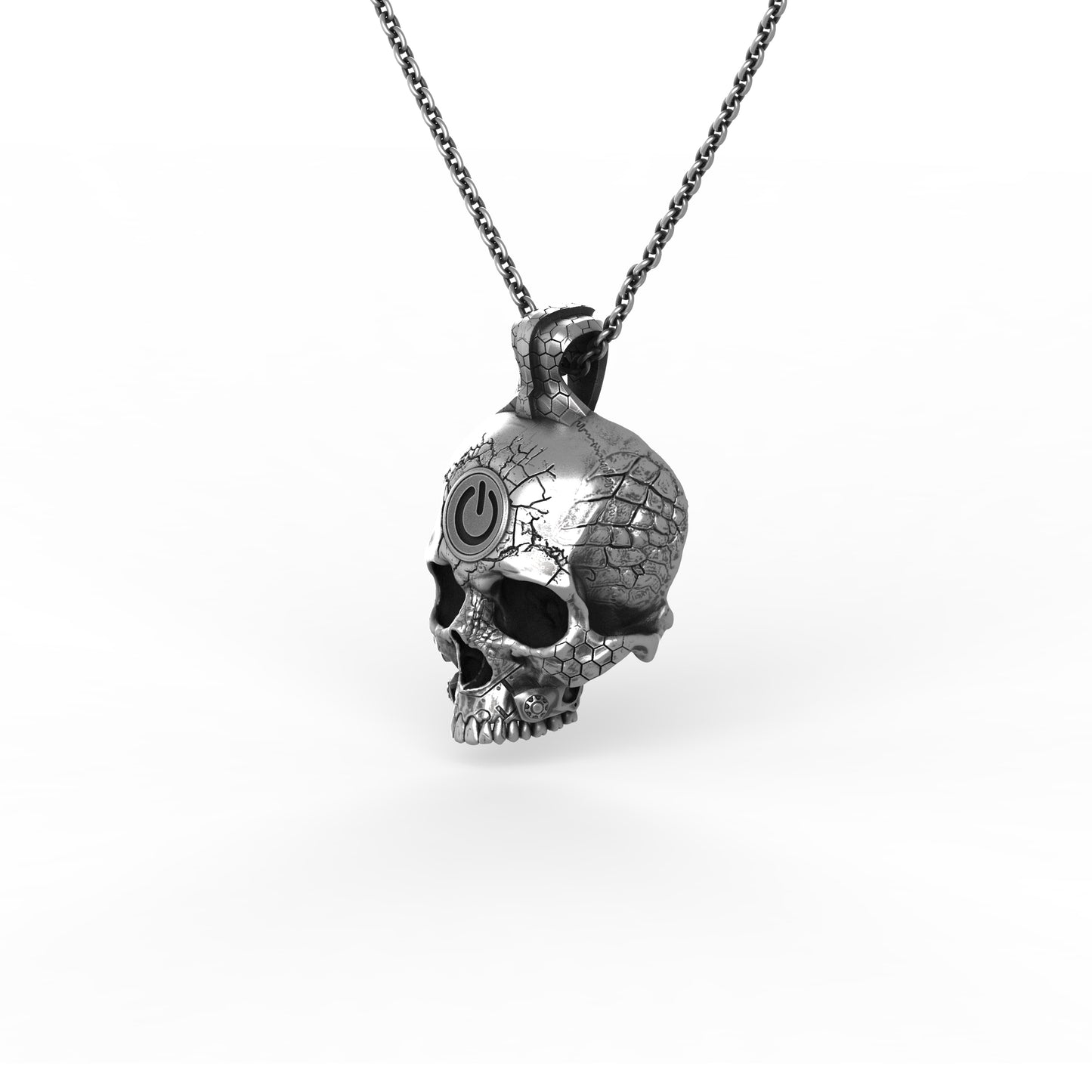 TechSkull.2 Sterling Pendant