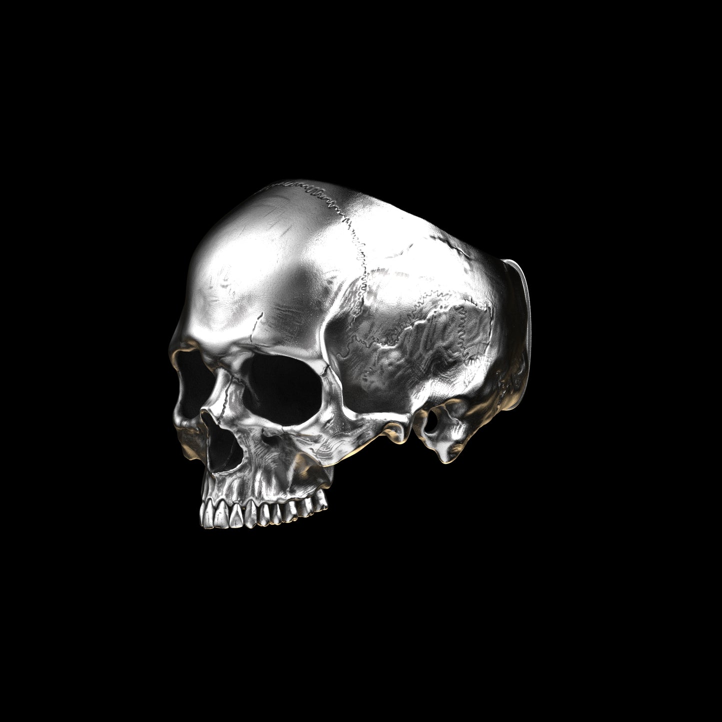 Size 8.5 SIA Skull Half Jaw On Hand