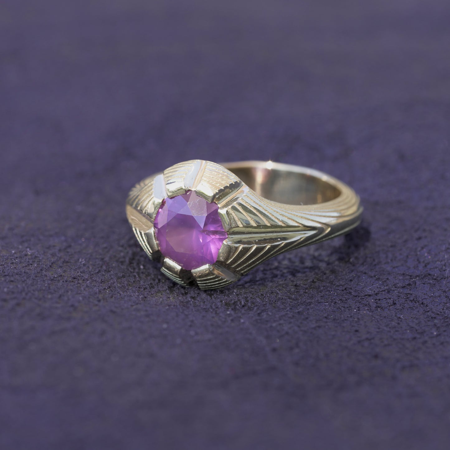 Starburst Sapphire Ring