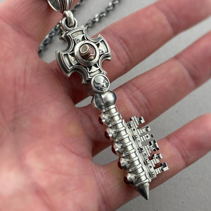Philosophers Key Sterling Pendant