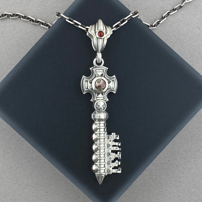 Philosophers Key Sterling Pendant