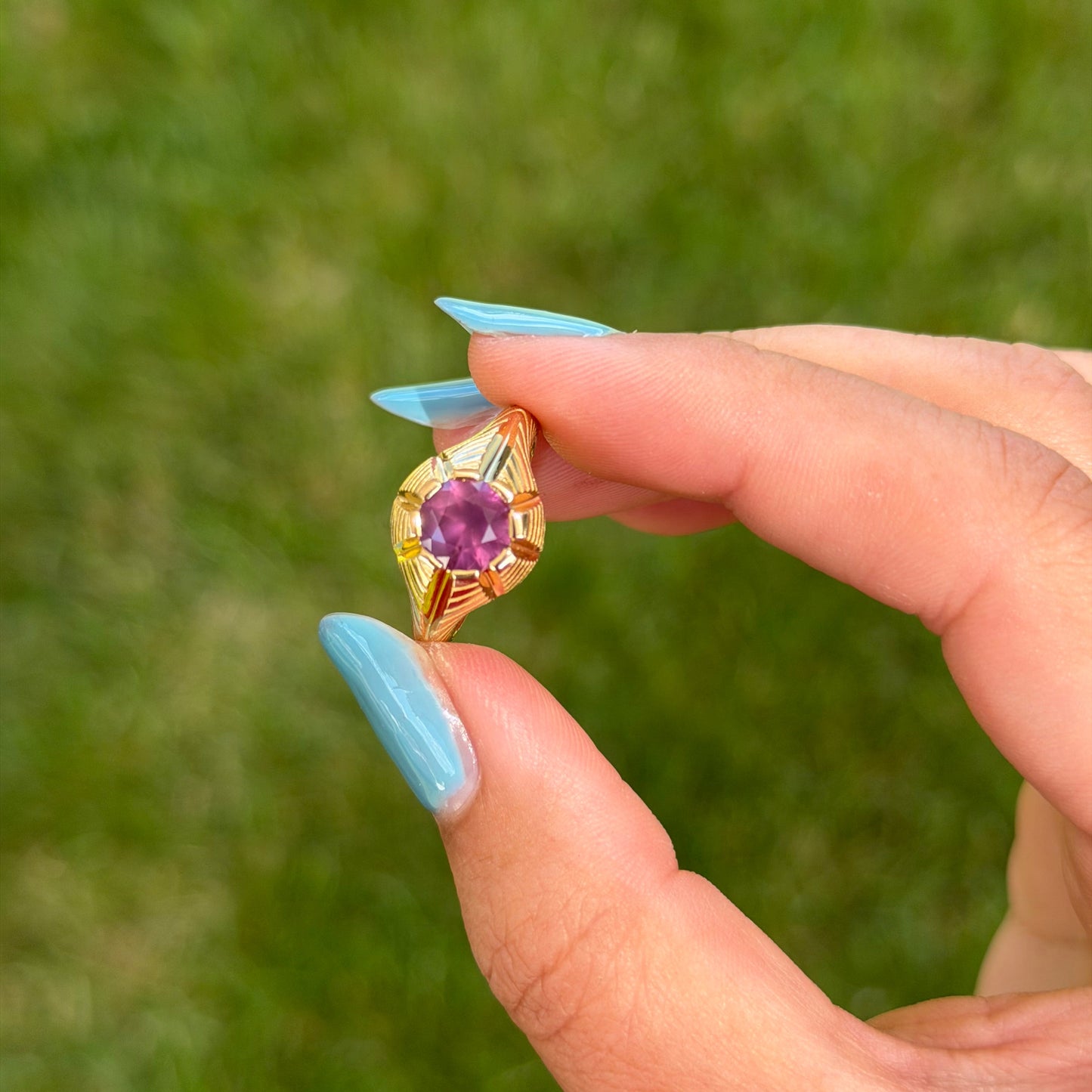 Starburst Sapphire Ring