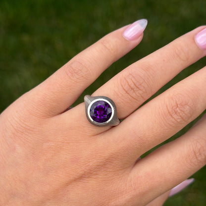 Serpentine Gem Signet Ring In Stock