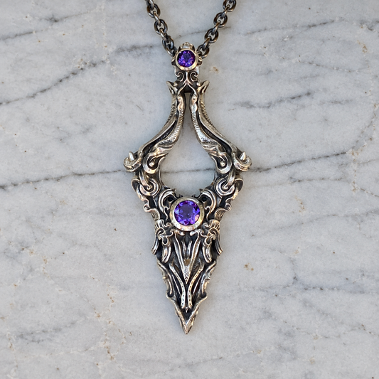 Amethyst Victory Pendant Sterling In Stock