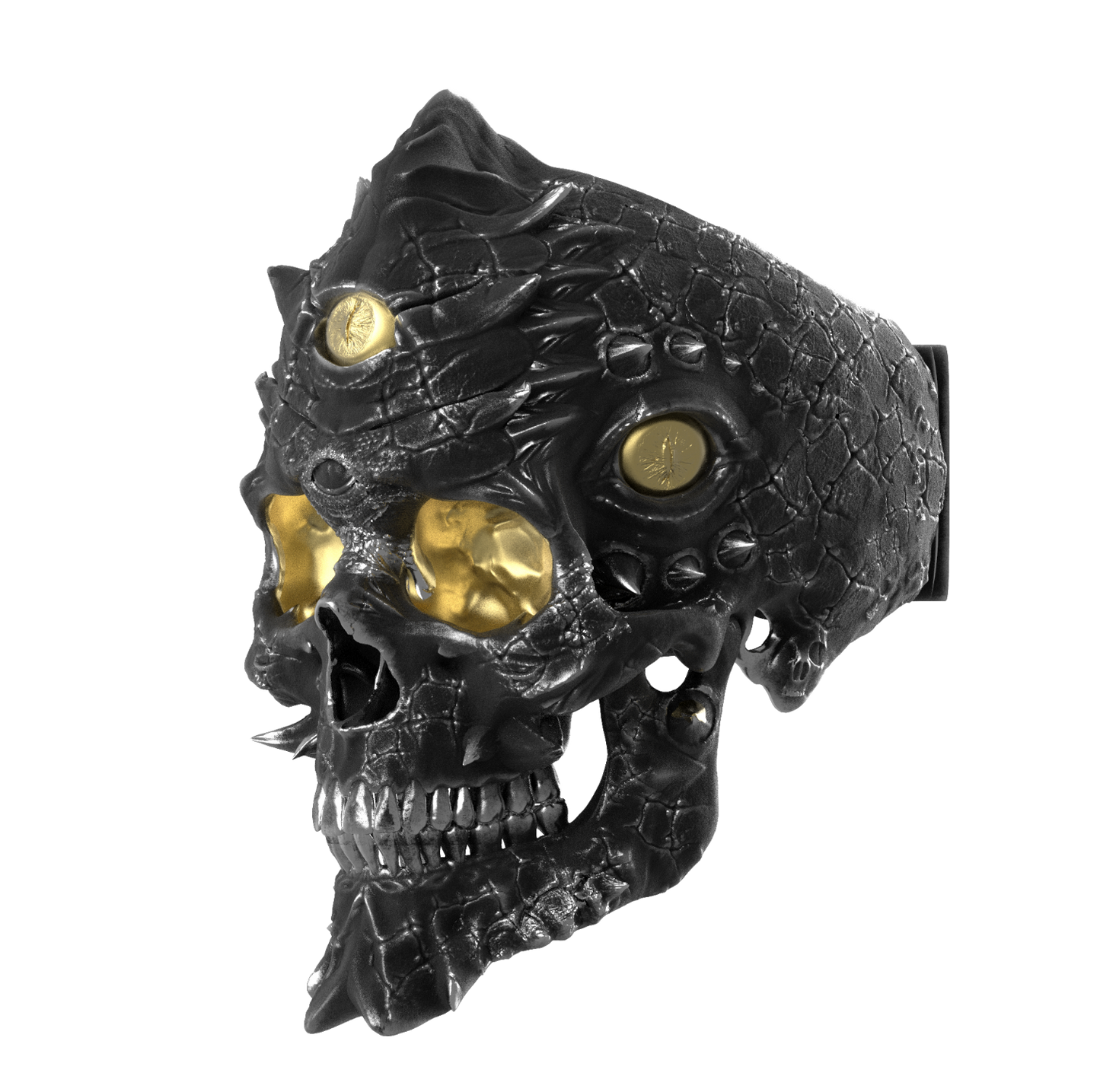 Cursed Skull Of The Dragon Wizard Ring | Duality