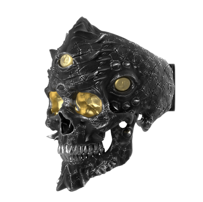 Cursed Skull Of The Dragon Wizard Ring | Duality