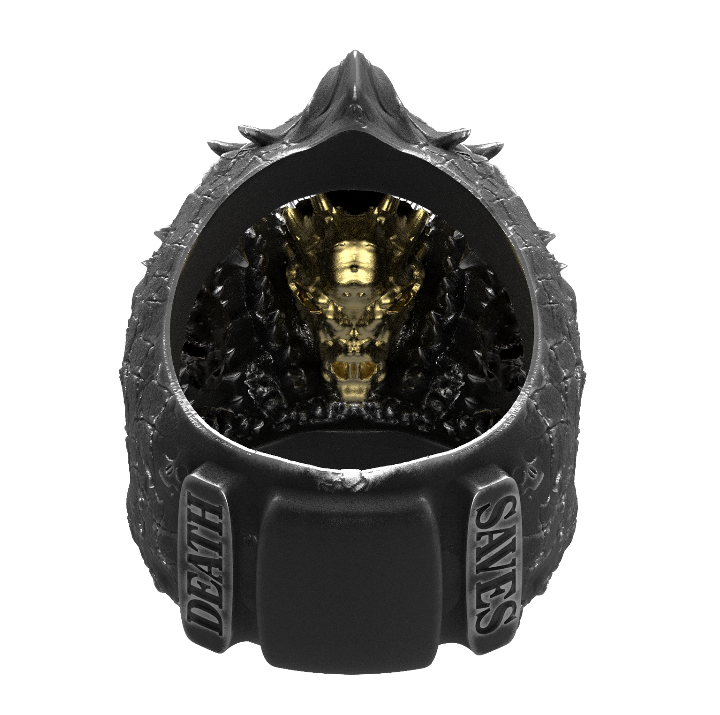 Cursed Skull Of The Dragon Wizard Ring | Duality