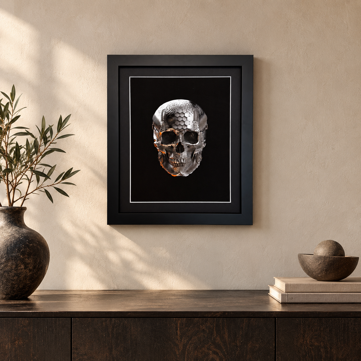 TechSkull.1 Art Print
