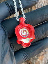 Load image into Gallery viewer, TechSkull.2 Pendant Red Ceramic Limited Edition (10)