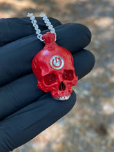 Load image into Gallery viewer, TechSkull.2 Pendant Red Ceramic Limited Edition (10)