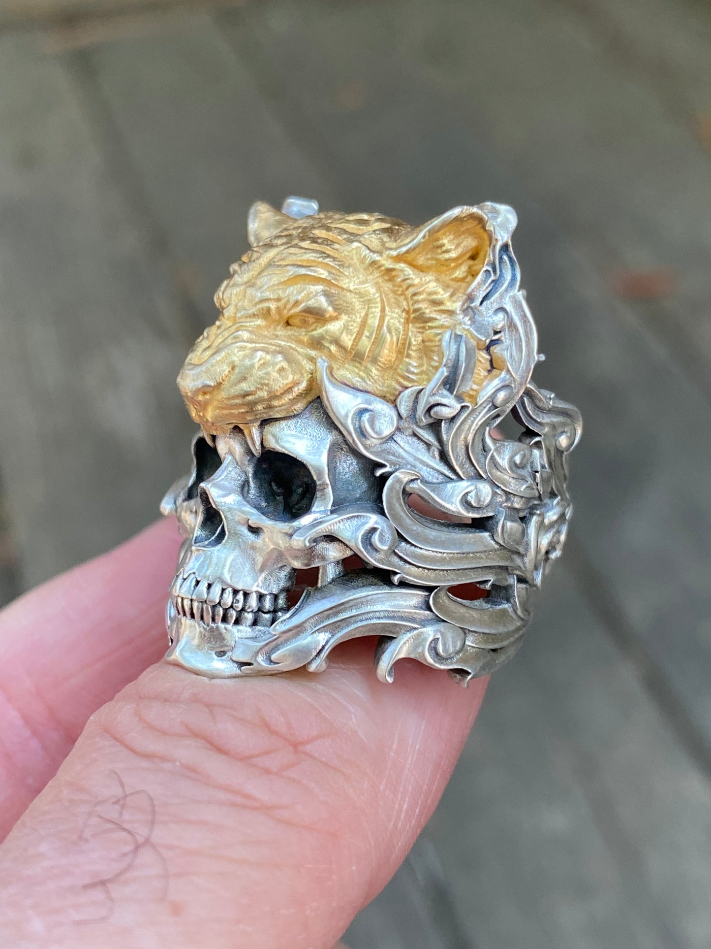 VIP TigerSkull Ring