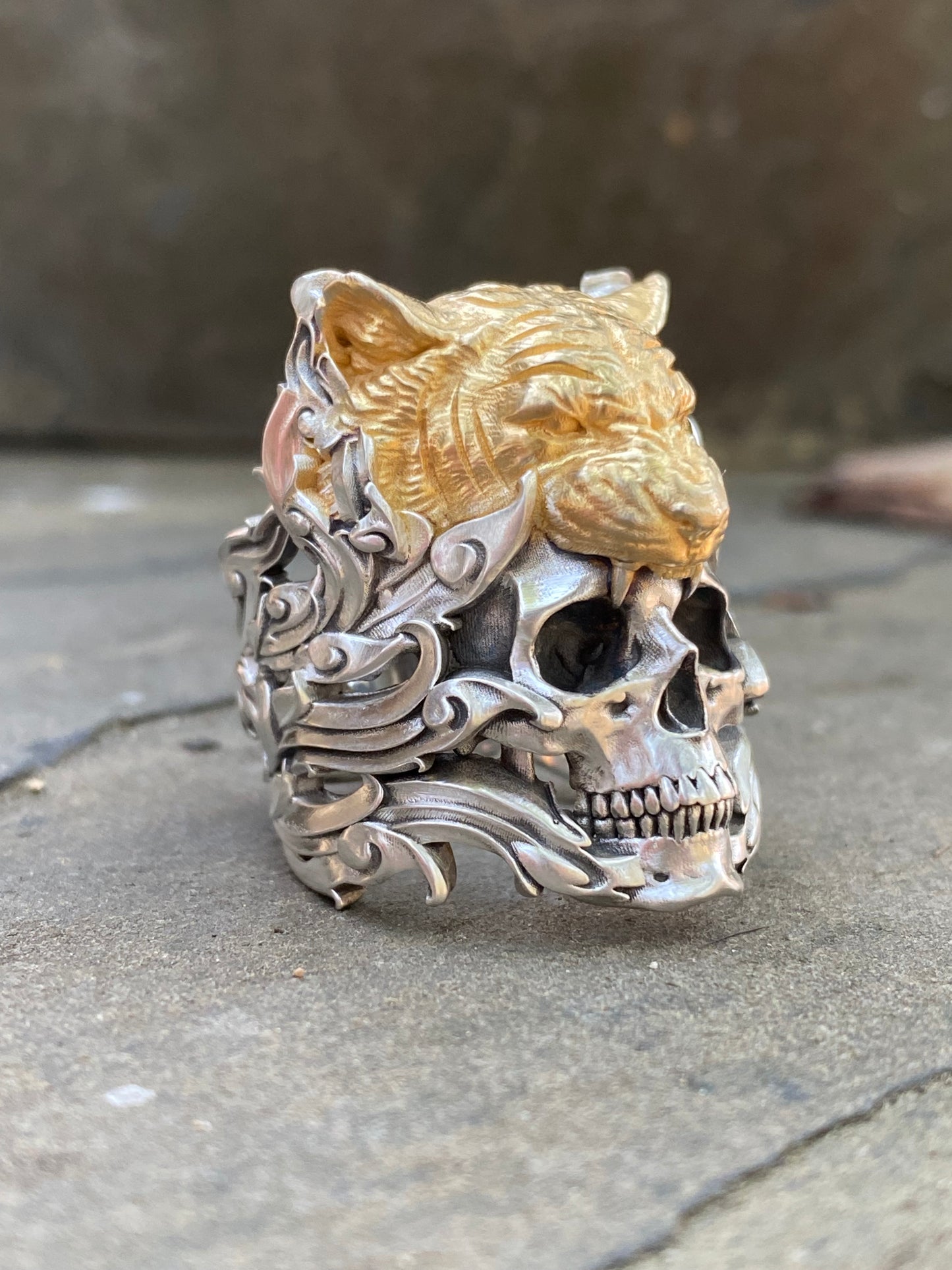 VIP TigerSkull Ring