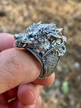 Load image into Gallery viewer, Wolf Shaman Mega Sterling Silver