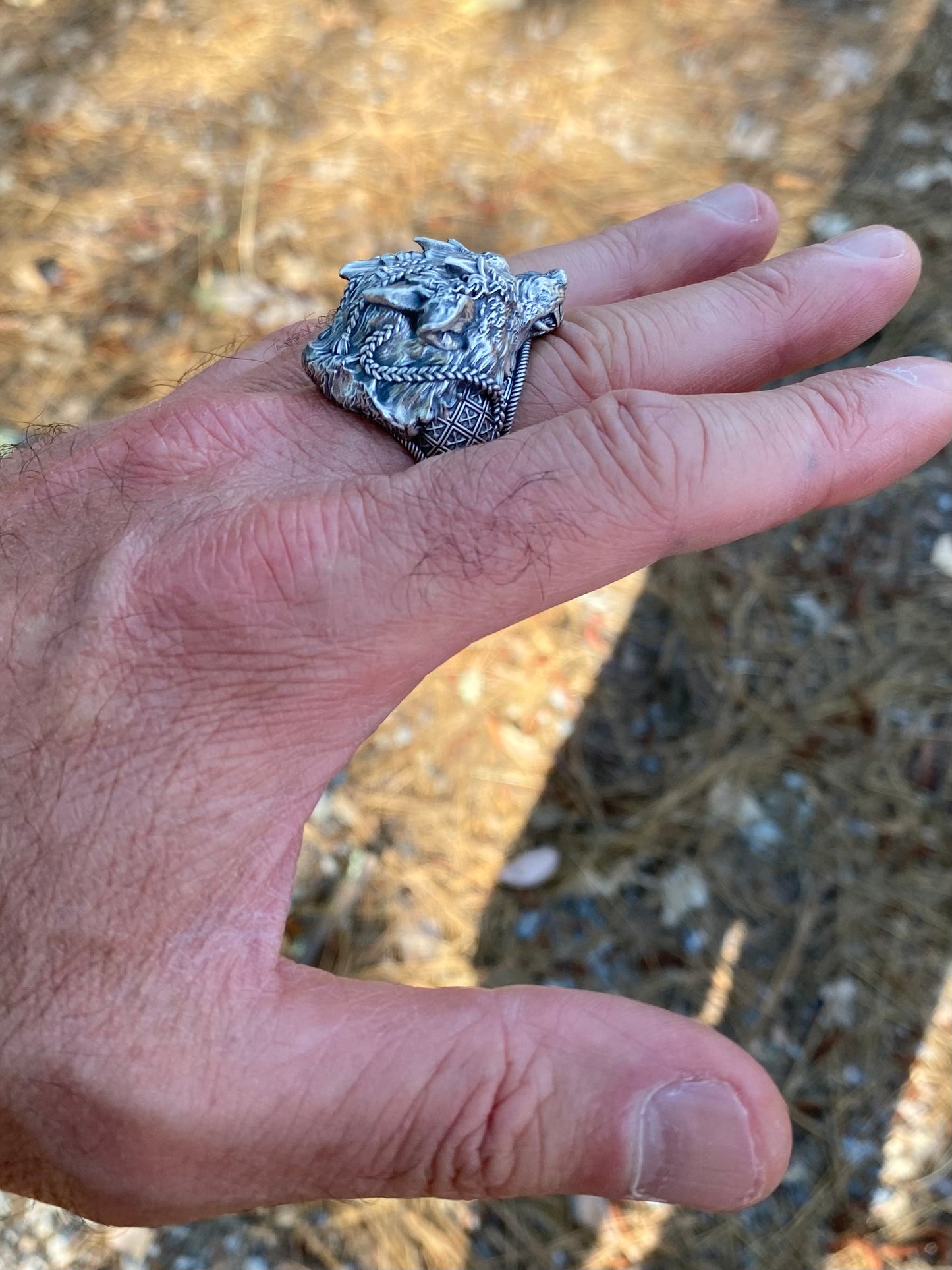 Wolf Shaman Mega Sterling Silver