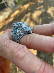Wolf Shaman Mega Sterling Silver