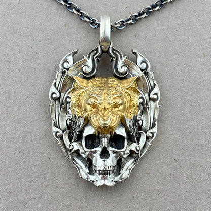 VIP Tiger Skull Pendant