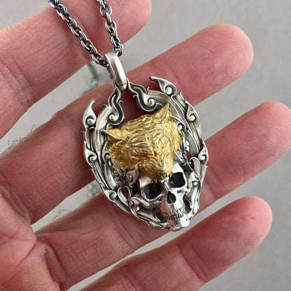 VIP Tiger Skull Pendant