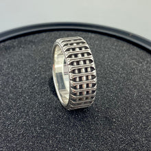 Load image into Gallery viewer, Bracketed Band Sterling Silver