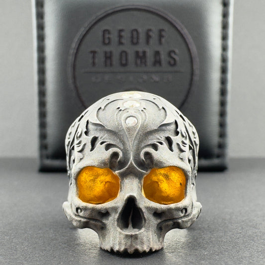 VIP Baroque Skull Ring Sz7.75