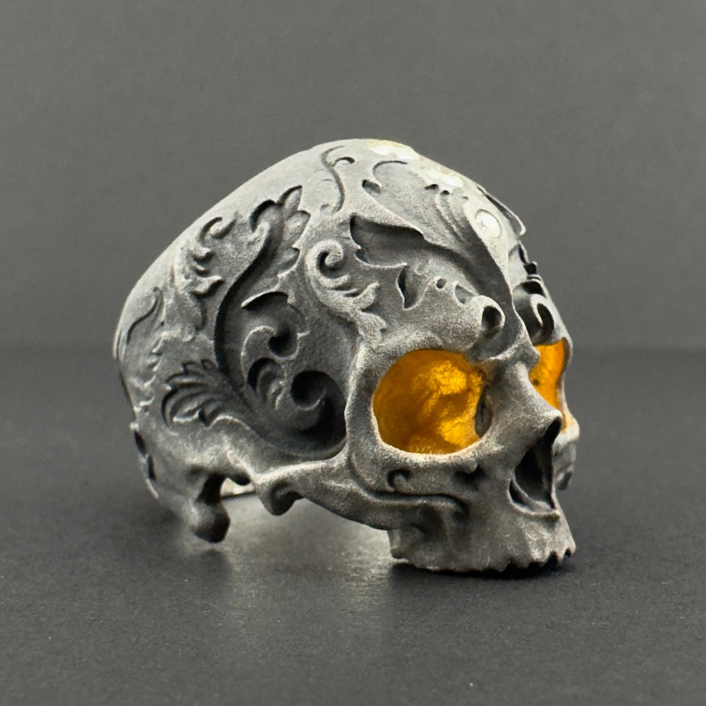 VIP Baroque Skull Ring Sz7.75