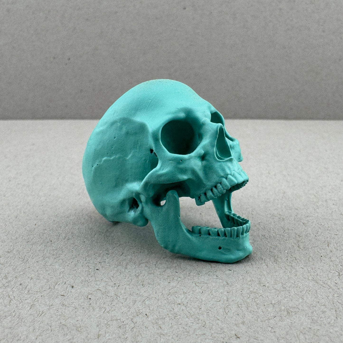 Sz11 Tiffany Blue Ceramic on Brass SIA OpenJaw Ring