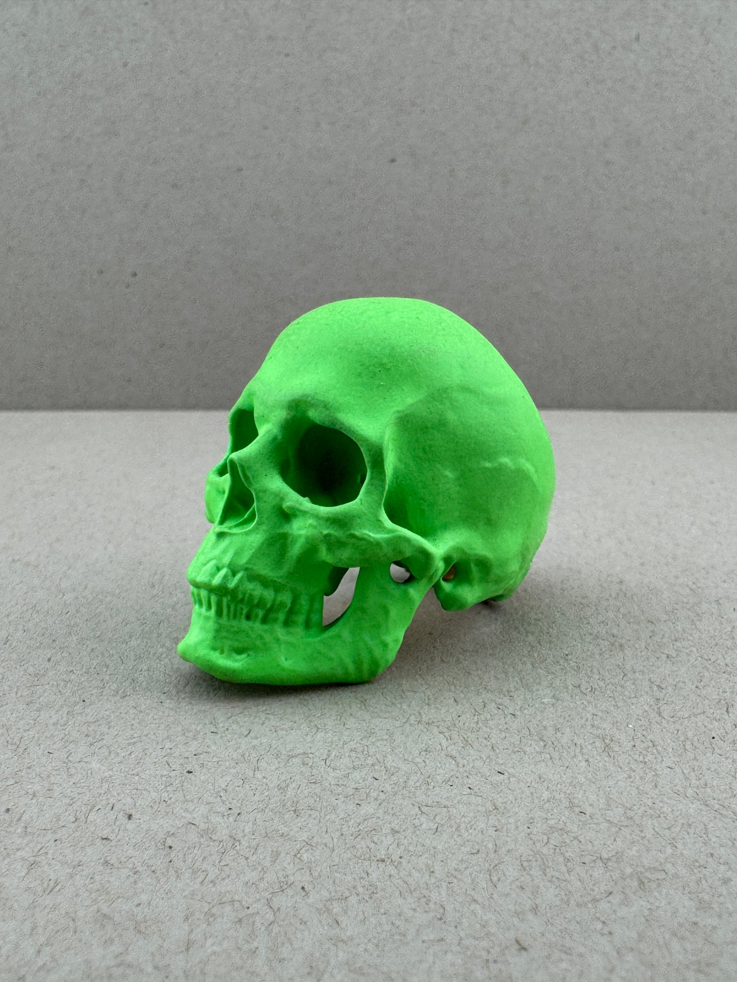 Sz12 Parakeet Green Ceramic on Brass SIA FullJaw Ring