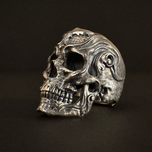 Size 10 Sentinel Skull Ring On Hand