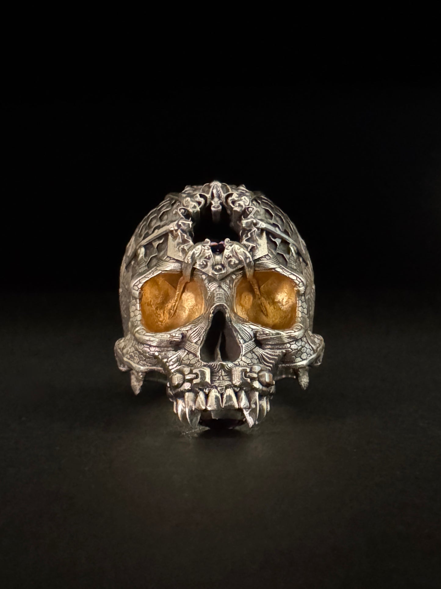 PsychedeliTech.4 Skull Ring
