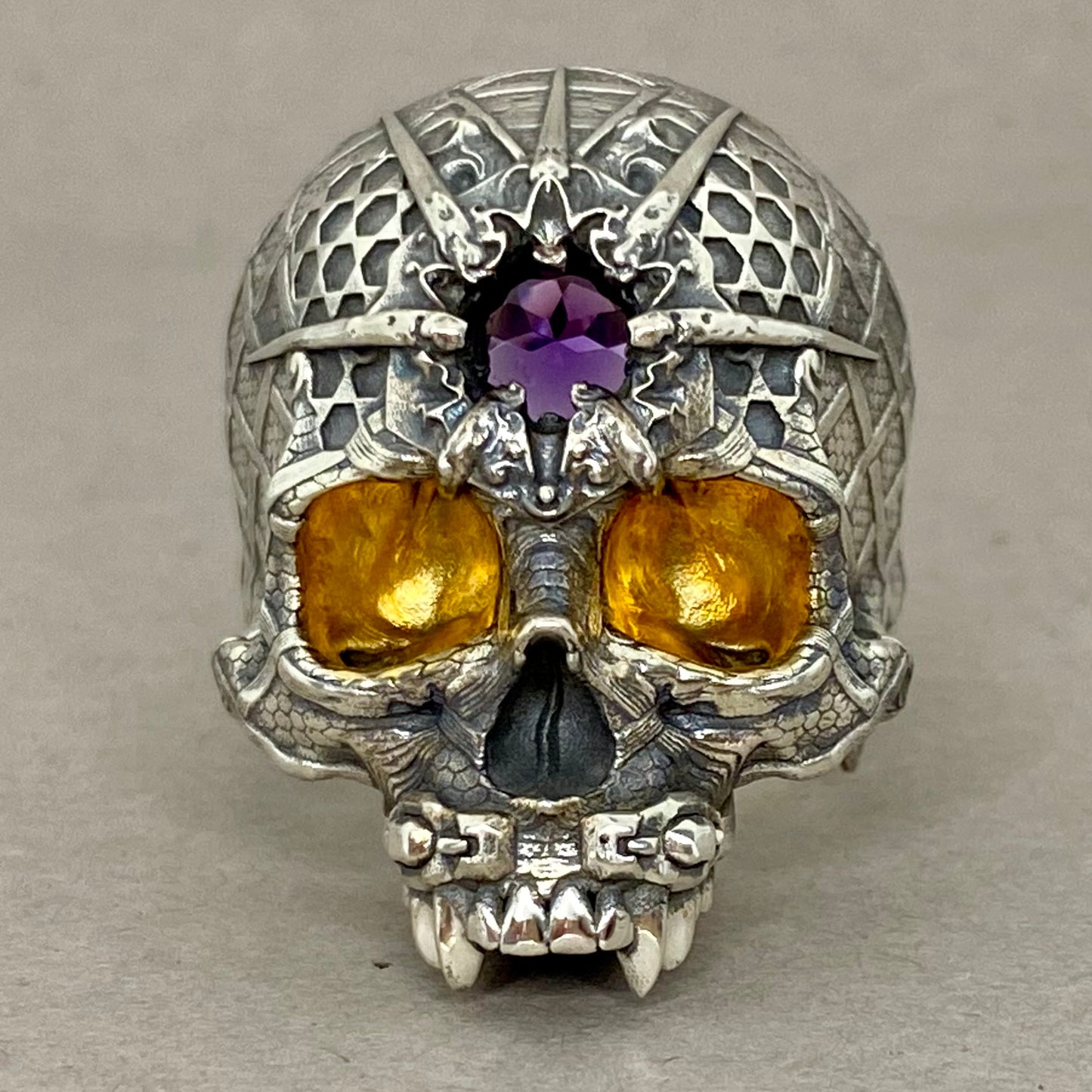 PsychedeliTech.4 Skull Ring