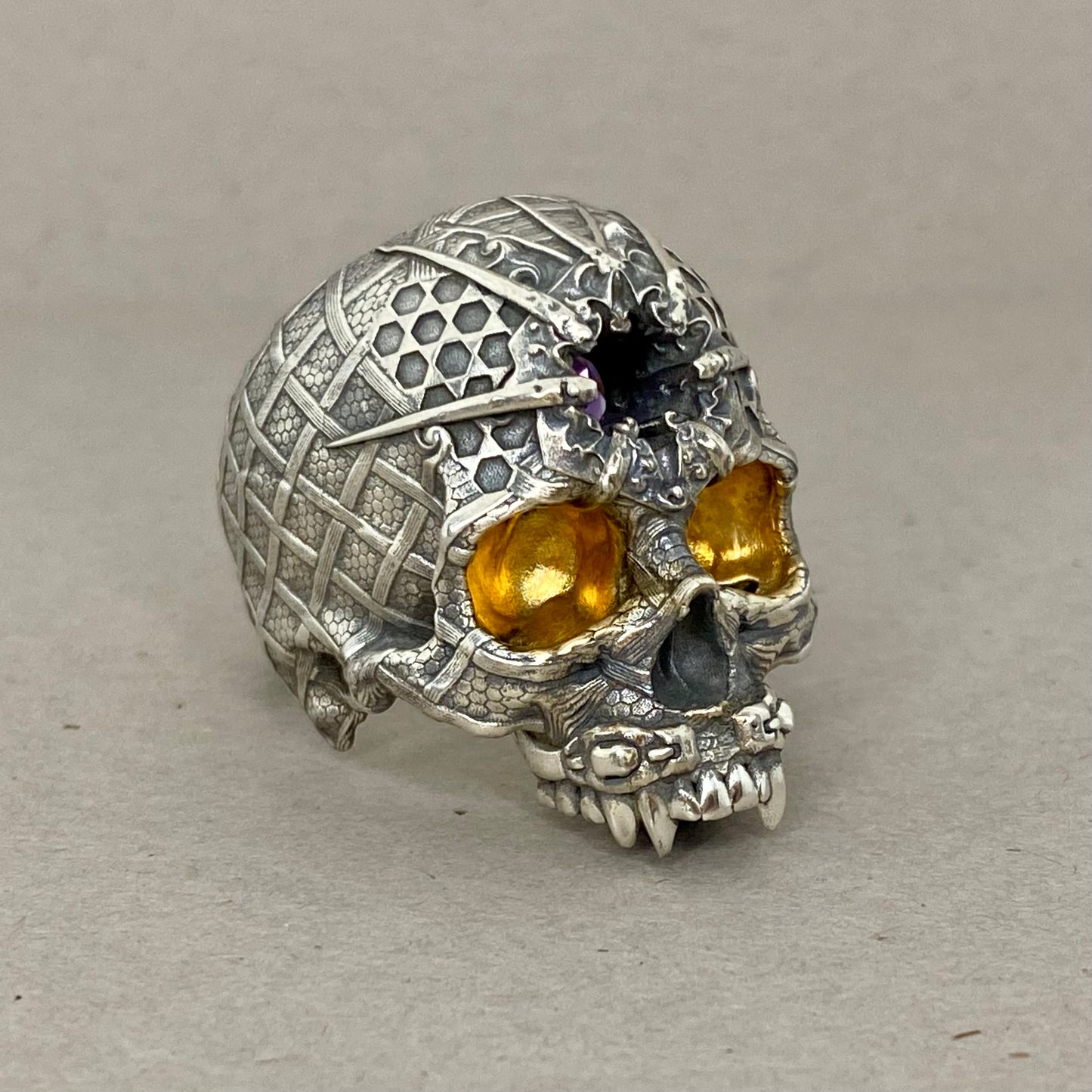 PsychedeliTech.4 Skull Ring